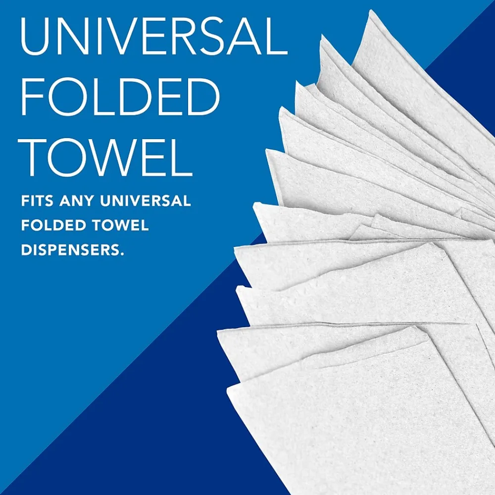 Scott Essential Recycled Multifold Paper Towels, 1-ply, 250 Sheets/Pack, 16 Packs/Carton (01807)