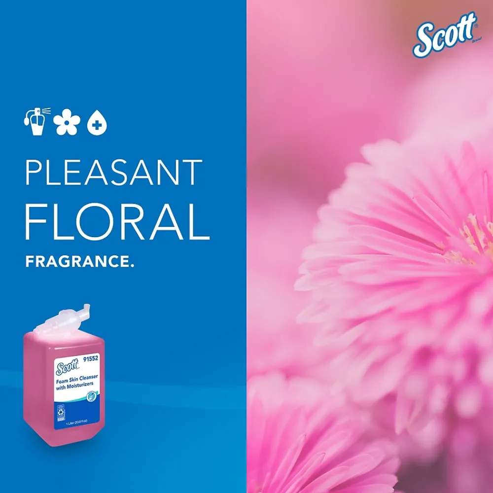 Pro Foaming Hand Soap Refills, Floral, 33.8 Oz., 6/Carton (91552)<Scott Sale