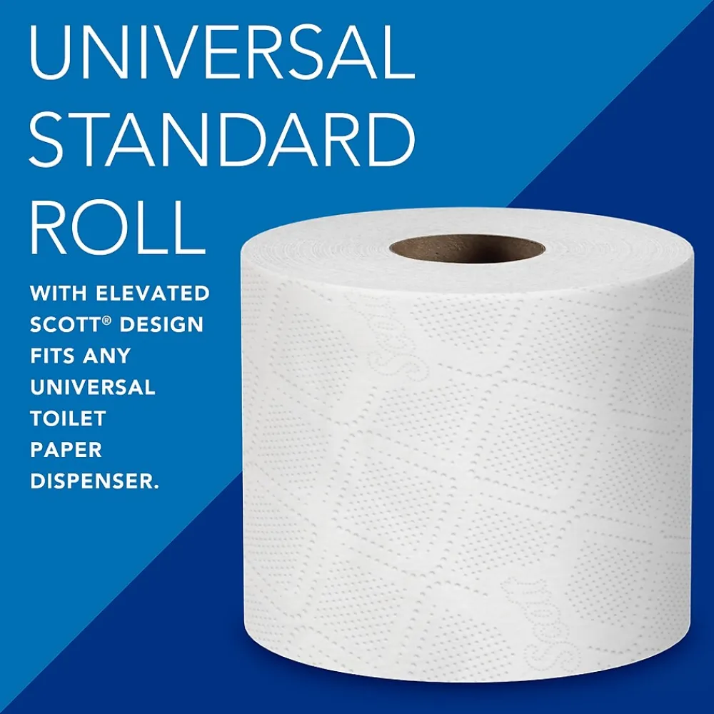 Professional Toilet Paper, 2-Ply, White, 550 Sheets/Roll, 40 Rolls/Carton (48040)<Scott Discount