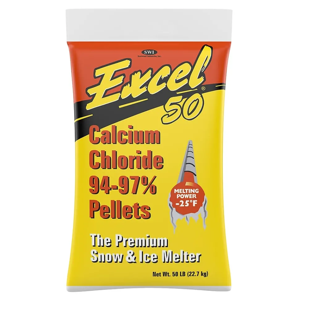 Scotwood Industries Excel Ice Melt Pellets, 50 lb. Bag (50BWTR/EXL/HEAT)