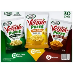 Sensible Portions Garden Veggie Puffs Variety Pack 0.5 oz., 30/Pack (325-00014)