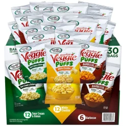 Sensible Portions Garden Veggie Puffs Variety Pack 0.5 oz., 30/Pack (325-00014)
