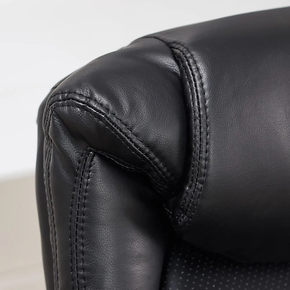 Office Chairs*Serta AIR Bonded Leather Executive Chair, Black (CHR200100)