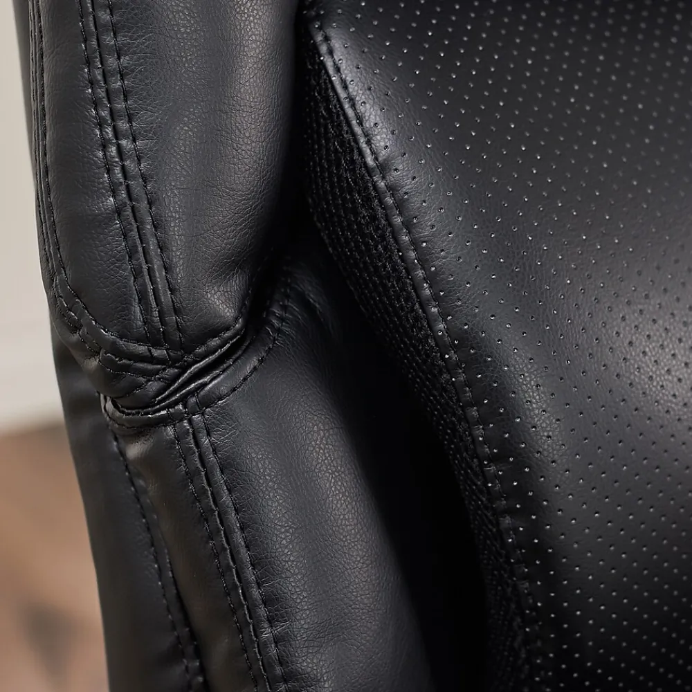 Office Chairs*Serta AIR Bonded Leather Executive Chair, Black (CHR200100)