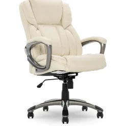 Office Chairs*Serta Garret Ergonomic Bonded Leather Swivel Executive Chair, (CH200112) American Beige