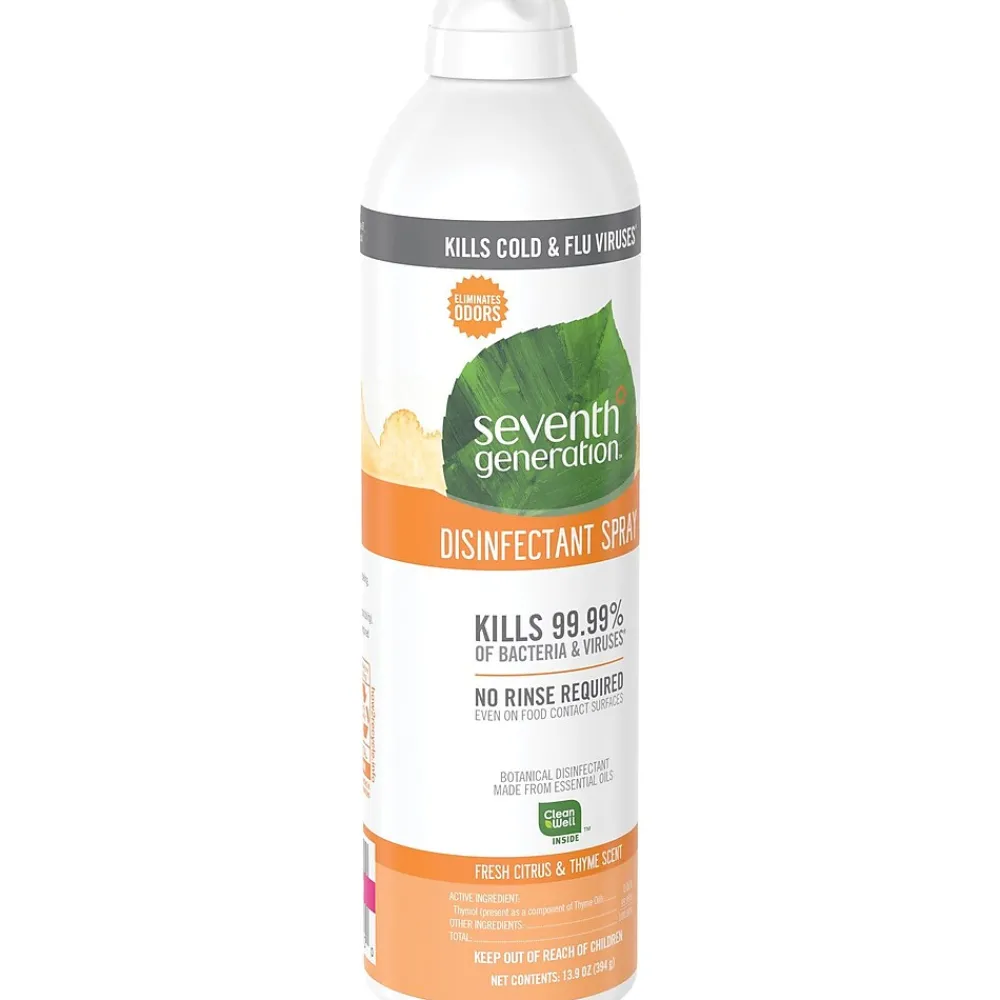 All-Purpose Cleaners & Spray Disinfectant, Cirtus & Thyme Scent, 13.9 Oz. (22980)<Seventh Generation Outlet