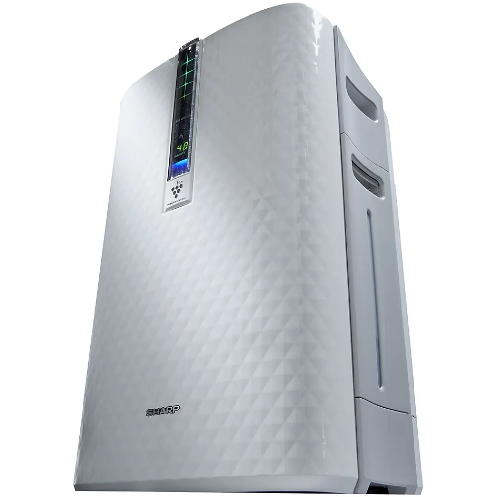 Sharp HEPA Console Air Purifier, 3-Speed, White (KC-850U)