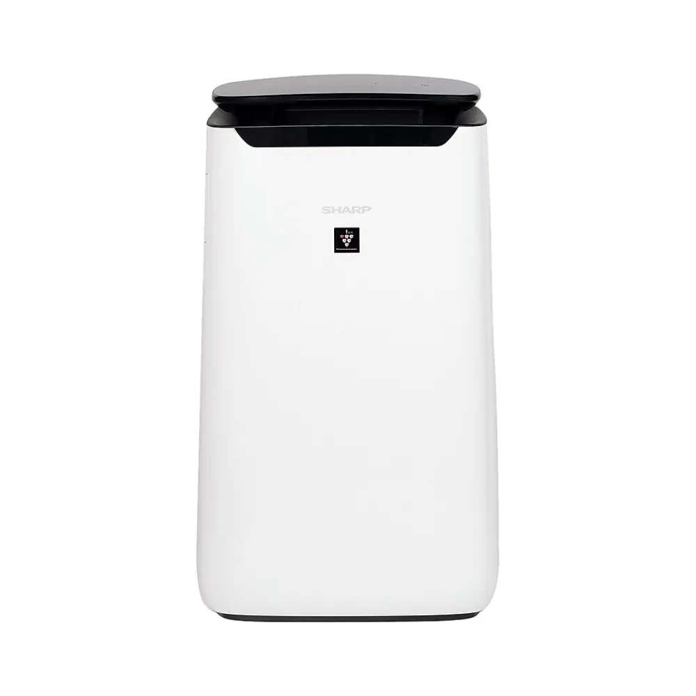 Sharp Plasmacluster True HEPA Console Air Purifier, 3-Speed, White/Black (FX-J80UW)