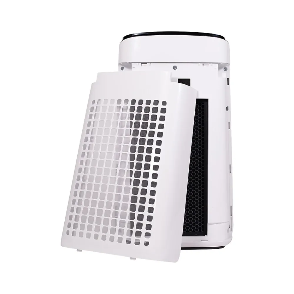 Sharp Plasmacluster True HEPA Console Air Purifier, 3-Speed, White/Black (FX-J80UW)