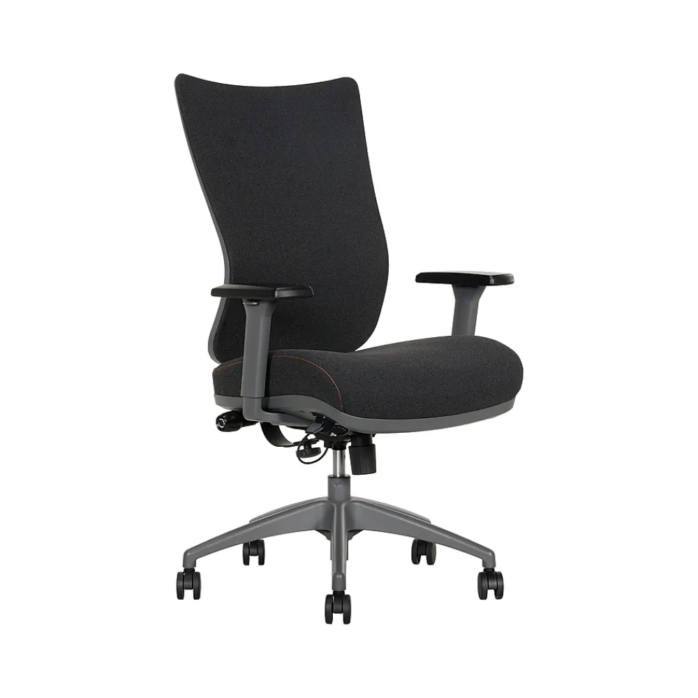 Office Chairs*Sharper Image Revive Shiatsu Ergonomic Mesh Swivel Massage Chair, Black (60097-BLK)