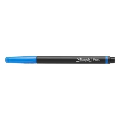 Pens|Sharpie Felt Pen, Fine Point, 0.4 mm, Blue Ink, Dozen (1742664)