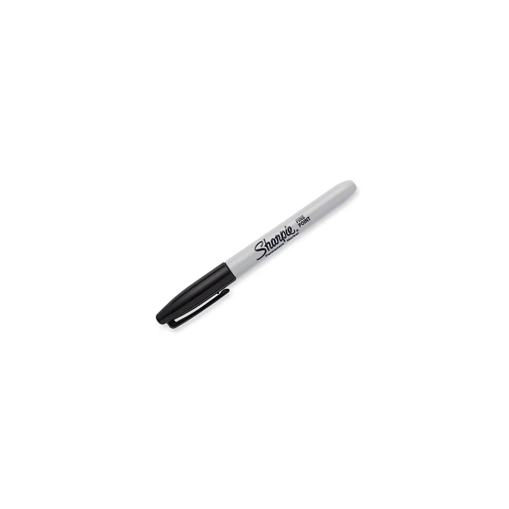 Markers|Sharpie Permanent Marker, Fine Tip, Black, 36/Pack (35010)