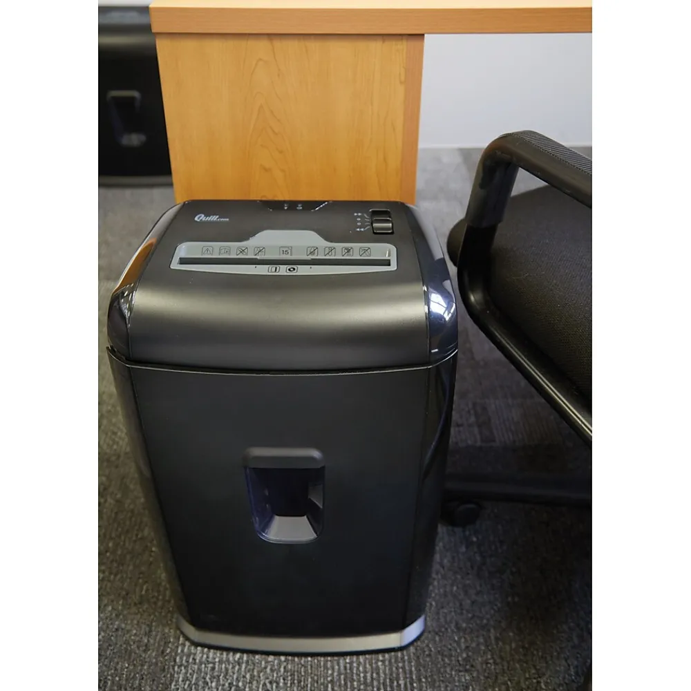 Clearance Quill Brand 15-Sheet Cross-Cut Shredder (940512)