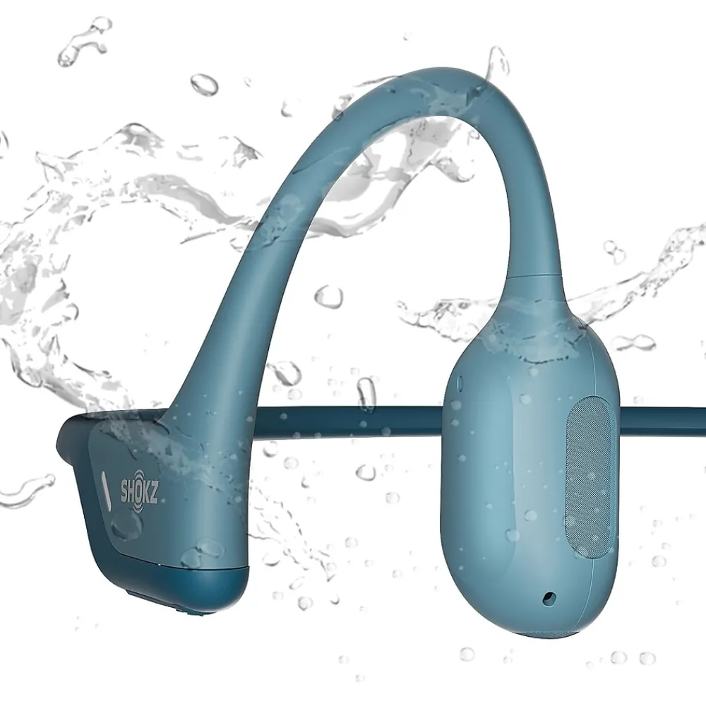 OpenRun Pro Premium Bone-Conduction Open-Ear Sport Headphones with Microphones, Blue (S810-ST-BL-US)<Shokz Discount
