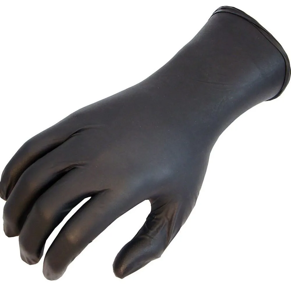 N-DEX NightHawk 7700 Nitrile Powder Free Disposable Gloves, Small<Showa Best