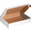 Outlet SI Products Deluxe Literature Mailers, 11 1/8" x 8 3/4" x 3", White, 50/Bundle