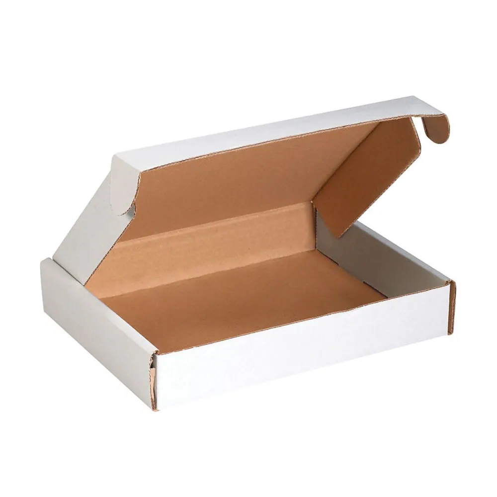 Online SI Products Deluxe Literature Mailers, 12 1/8" x 9 1/4" x 2", White, 50/Bundle (MFL1292)