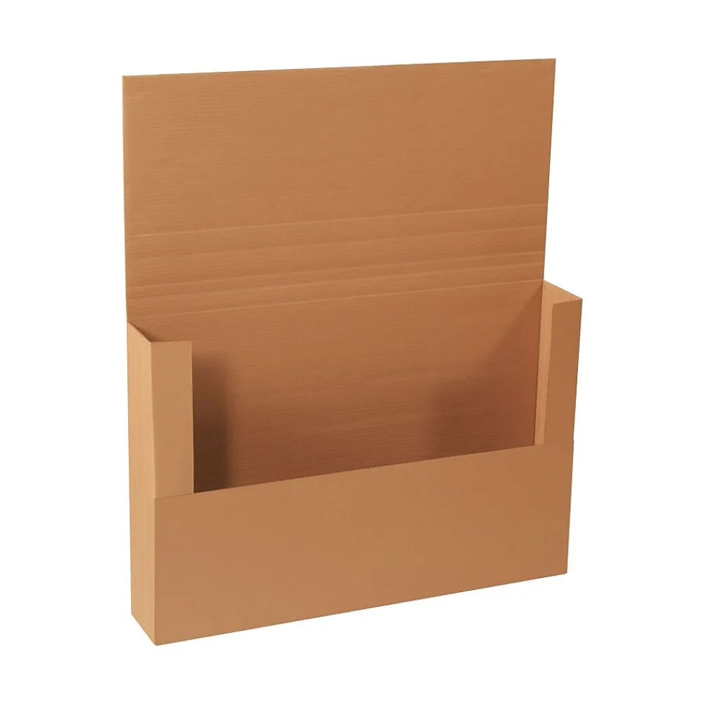 Discount SI Products Jumbo Mailers, 36" x 24" x 6", Kraft, 20/Bundle (M36246)