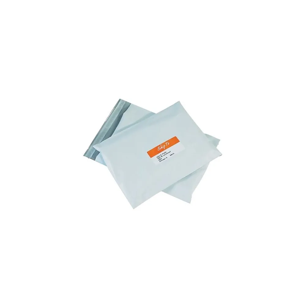 New SI Products Poly Mailer, 12" x 15.5", White, 50/Case (B87550PK)
