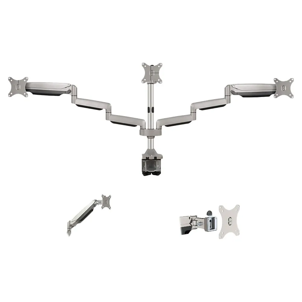 Best SIIG Adjustable Mounting Kit, Up to 32" Monitor, Silver (CE-MT3611-S1)