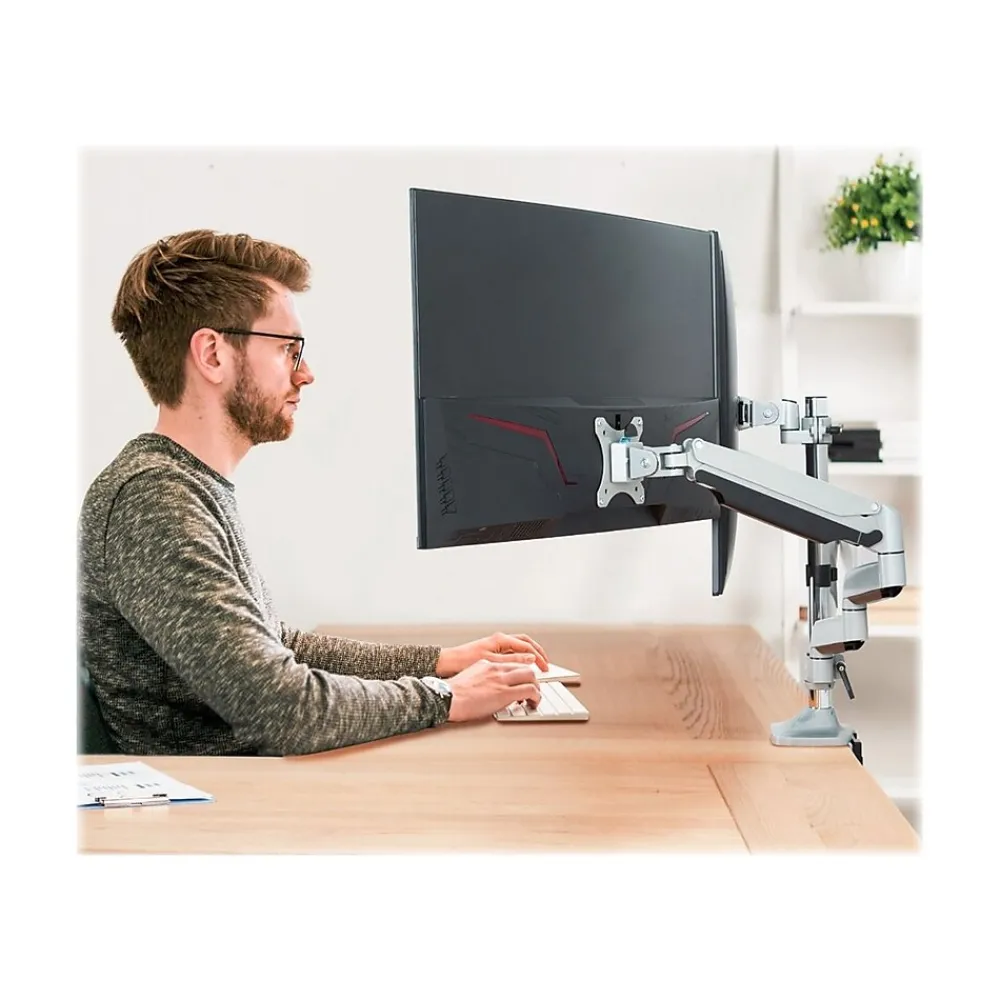 Best SIIG Adjustable Mounting Kit, Up to 32" Monitor, Silver (CE-MT3611-S1)