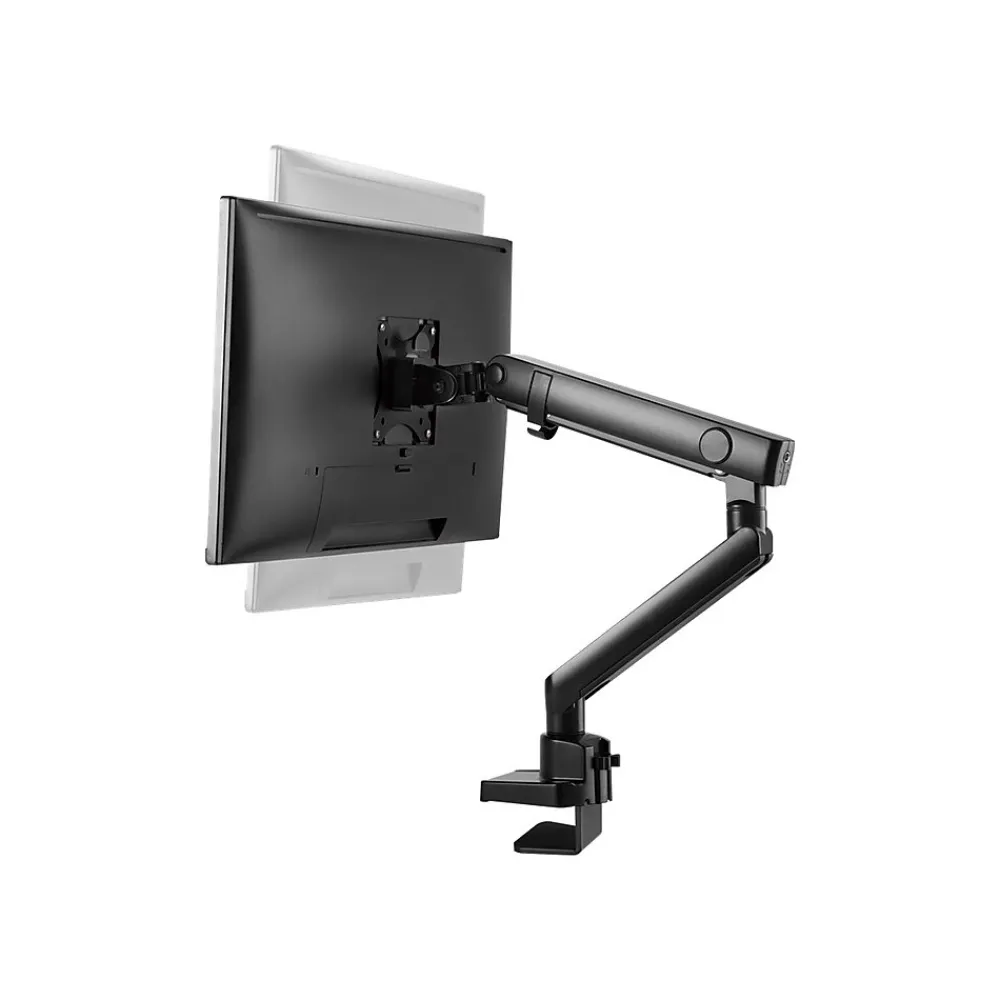 Best SIIG Aluminum Mechanical Spring Slim Monitor Arm - Single, Up to 32", Black (CE-MT2T12-S1)