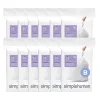 1.6 Gallon Trash Bag, Low Density, 1.2 mil, White, 360 Bags/Box (CW0251)<simplehuman Clearance