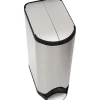 Butterfly Step Trash Can, Fingerprint-Proof Stainless Steel, 8 Gallon (CW1824)<simplehuman Hot