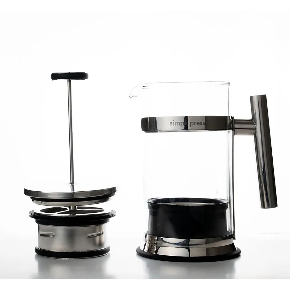 Simpli Press 34-Ounce Coffee Press, Black (SIM34OBLA)