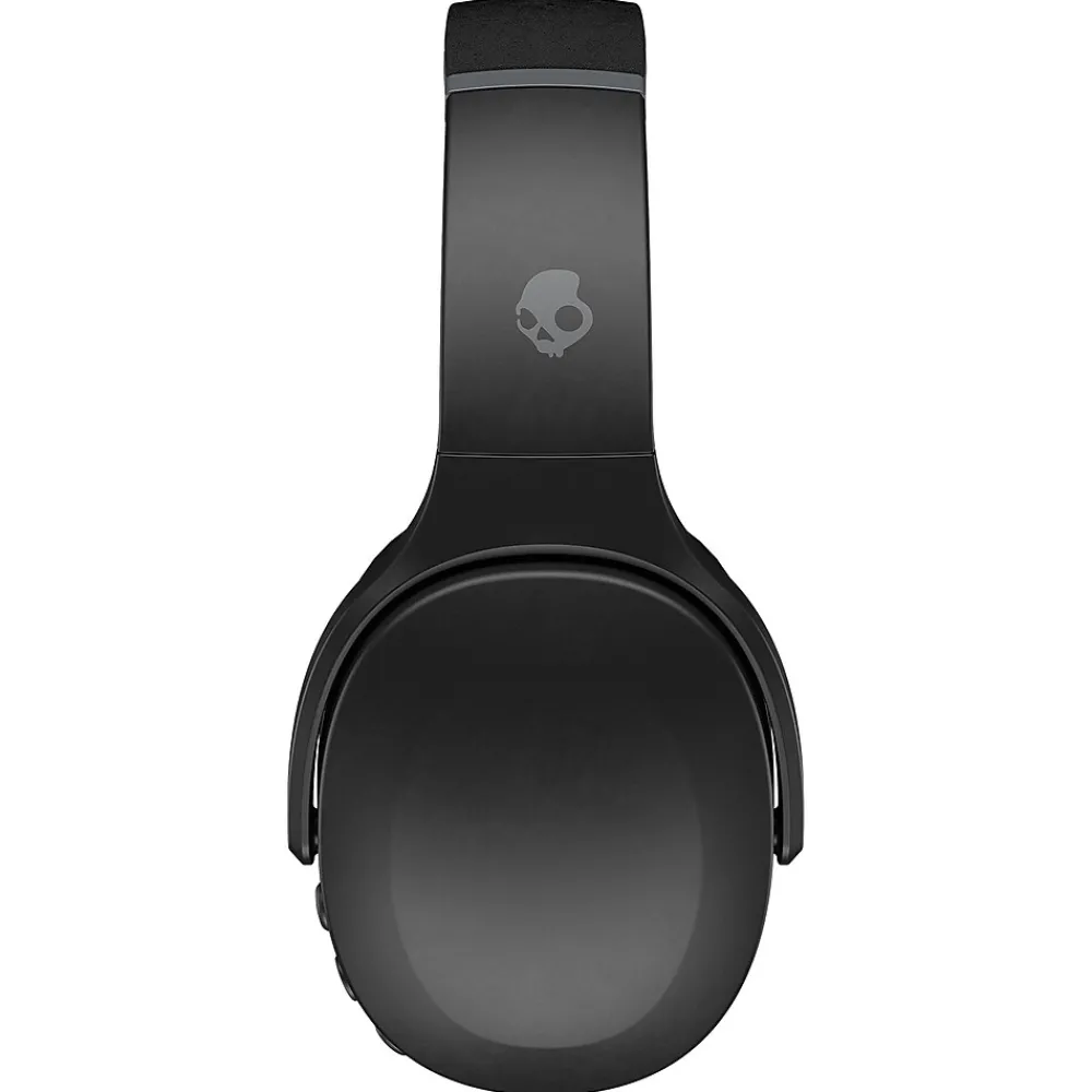 Crusher Evo Sensory Bass Wireless Over-Ear Headphones with Microphone, Bluetooth, True Black (S6EVW-N740)<Skullcandy Best