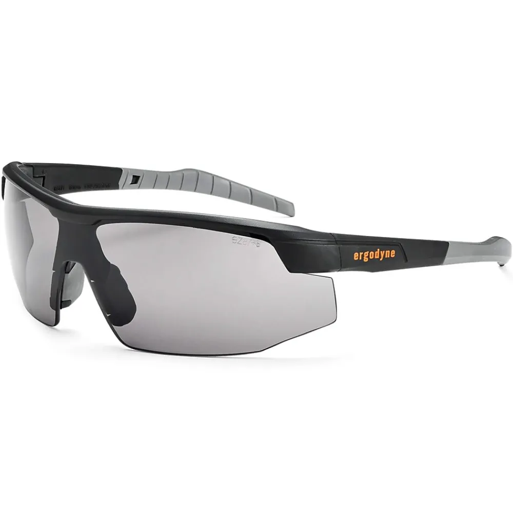 Ergodyne Skullerz® Skoll Safety Glasses, Smoke Lens, Black (59030)
