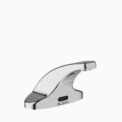 Sloan Touchless Battery-Powered Deck-Mounted Mid Integrated Base Body Faucet Polished Chrome (3362119)