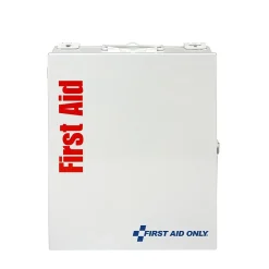 SmartCompliance Food Service Metal First Aid Cabinet without Medication,25 People, 137 Pieces (1350-FAE-0103)
