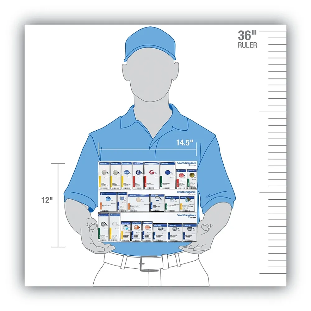 SmartCompliance RetroFit Insert Grid Kit, ANSI B, 100 People, 259 Pieces (91132-021)