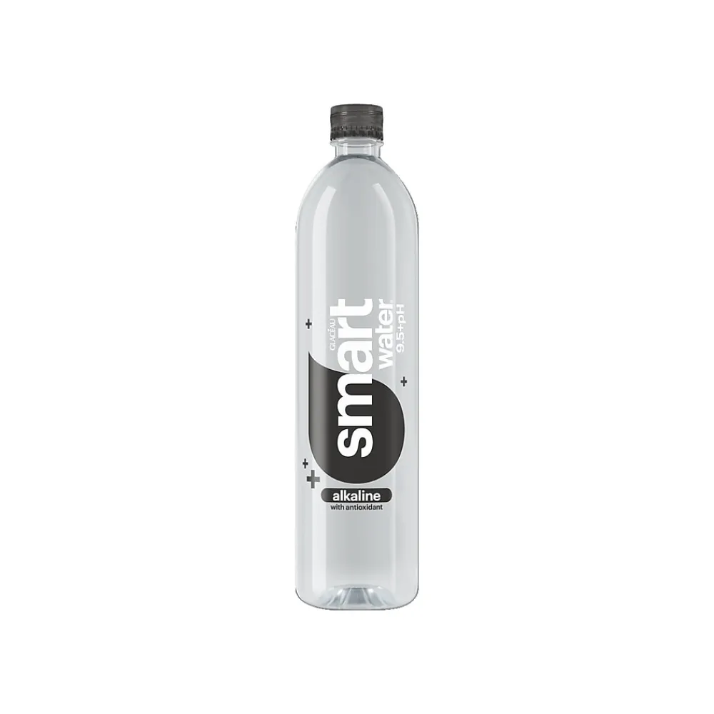 smartwater alkaline with antioxidant Water, 33.81 fl. oz., 12 Bottles/Pack (786162411167)