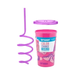 Butterflight Color-Changing Tumbler, Pink/Purple, 20.28 oz. (34128)<Smash New