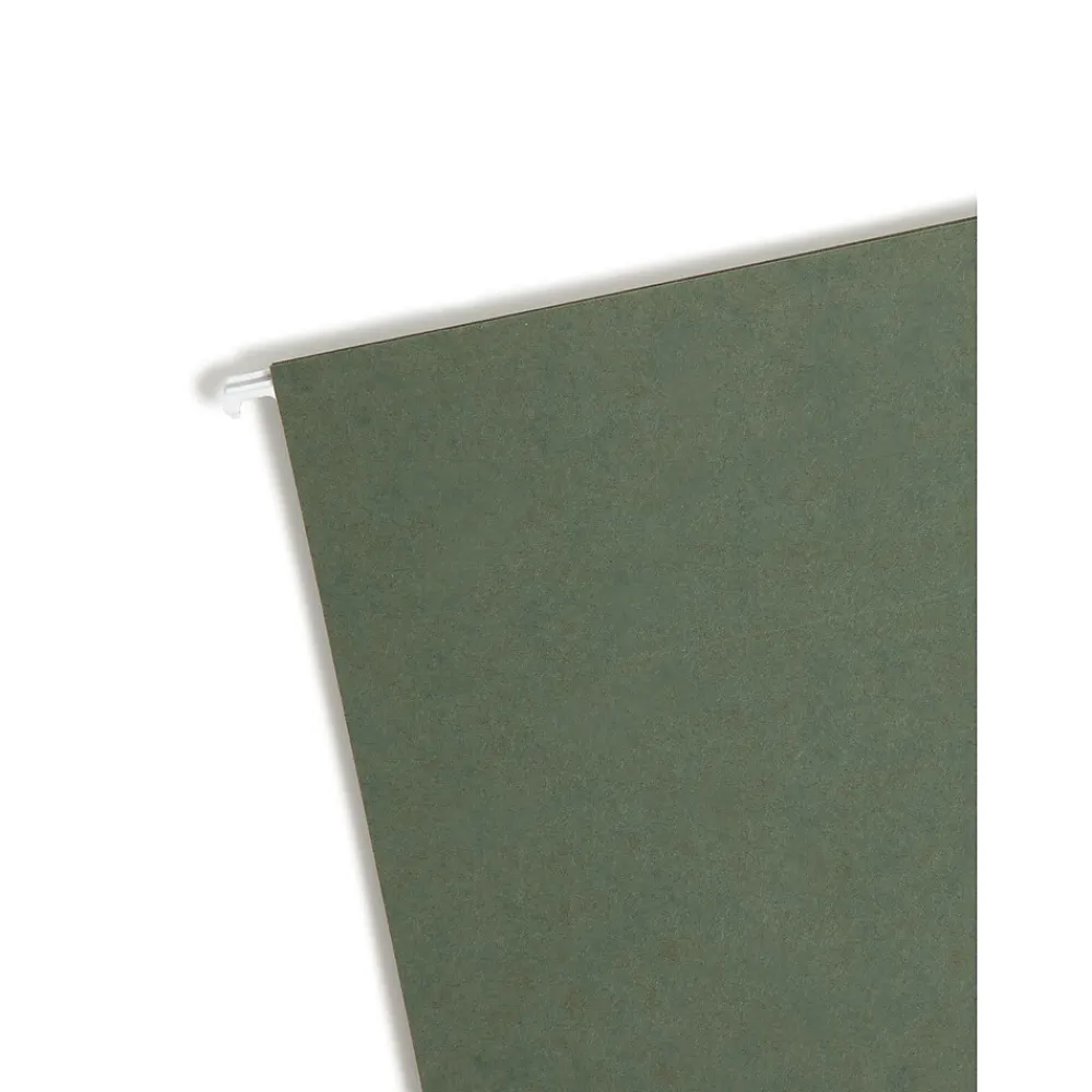Hanging File Folders|Smead Box Bottom Hanging File Folders, 1" Expansion, Legal Size, Standard Green, 25/Box (64339)