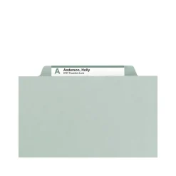File Folders|Smead Heavy Duty Pressboard File Folder, 1/3-Cut Tab, 2