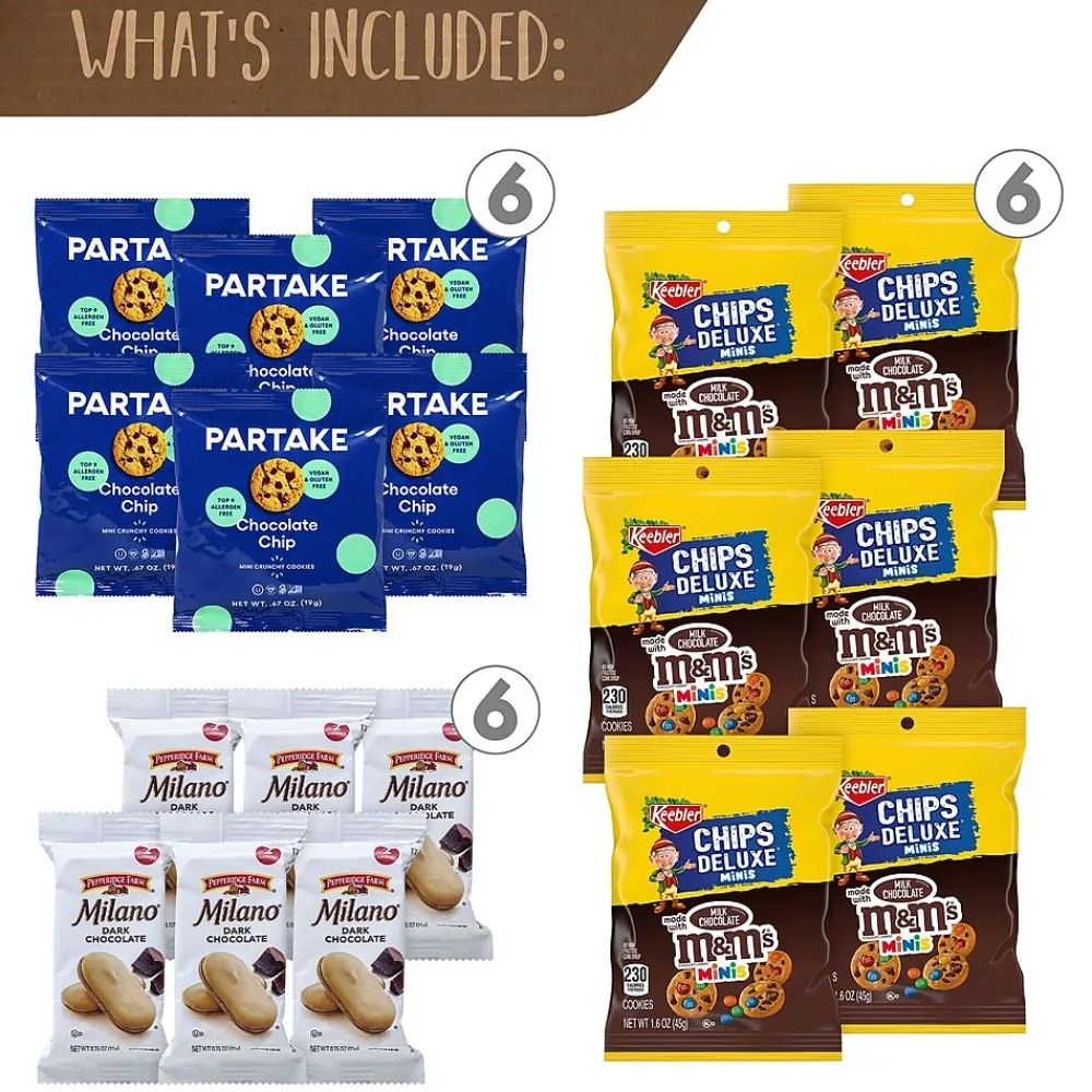 Snack Box Pros Cookie Lover's Snack Box, 40 Packs/Box (700-00162)