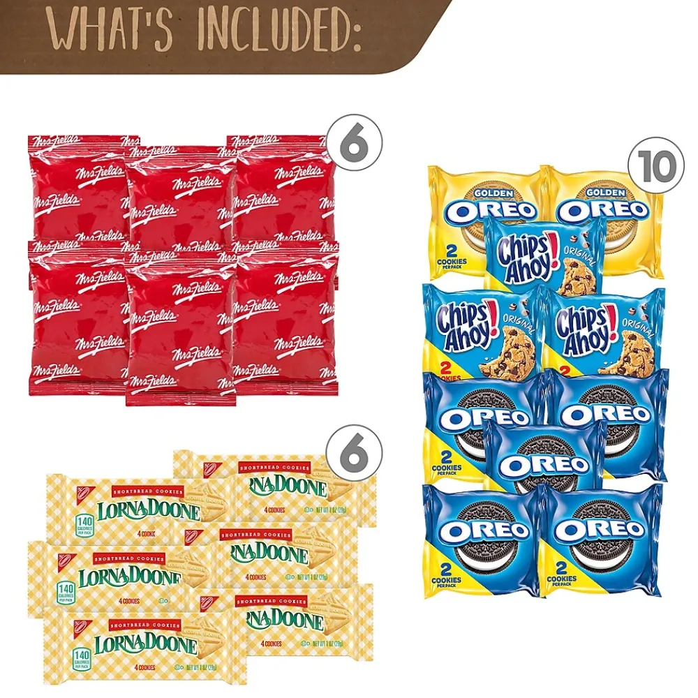Snack Box Pros Cookie Lover's Snack Box, 40 Packs/Box (700-00162)