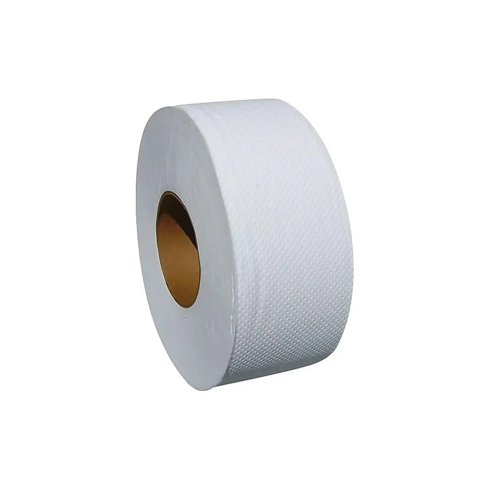 Sofidel Jumbo 1-Ply Jumbo Toilet Paper, White, 1000/Roll, 8 Rolls/Carton (410050)<Heavenly Choice Best