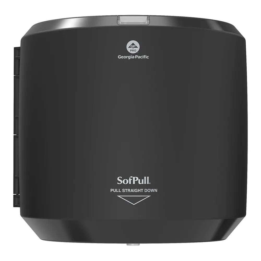 Centerpull Paper Towel Dispenser, Black (58201B)<SofPull Discount