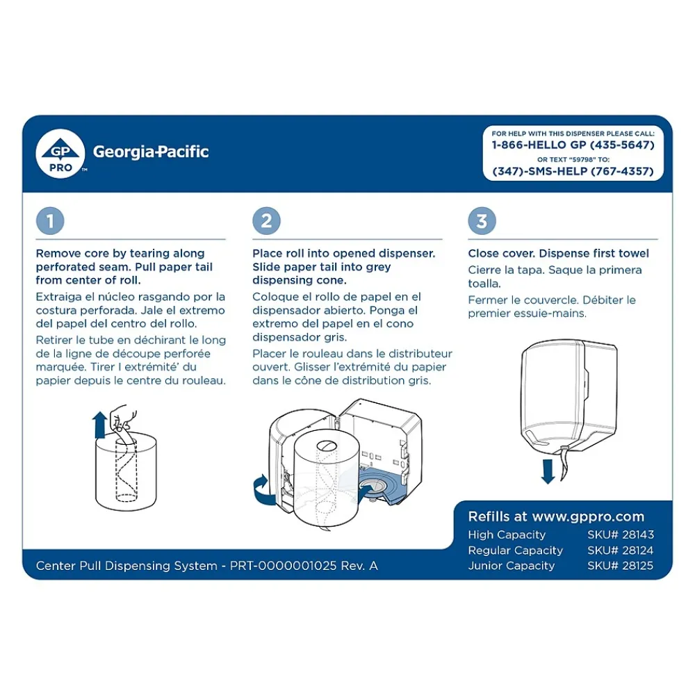 Centerpull Paper Towel Dispenser, Black (58201B)<SofPull Discount