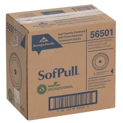 Georgia-Pacific High-Capacity Center Pull Bathroom Dispenser, Translucent Smoke (56501)<SofPull Online