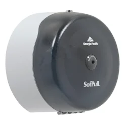 Georgia-Pacific High-Capacity Center Pull Bathroom Dispenser, Translucent Smoke (56501)<SofPull Online