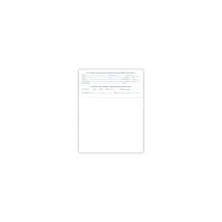 Business Forms*Medical Arts Press Solid Color Laser Statements, Style C, with Credit Card Information, Teal