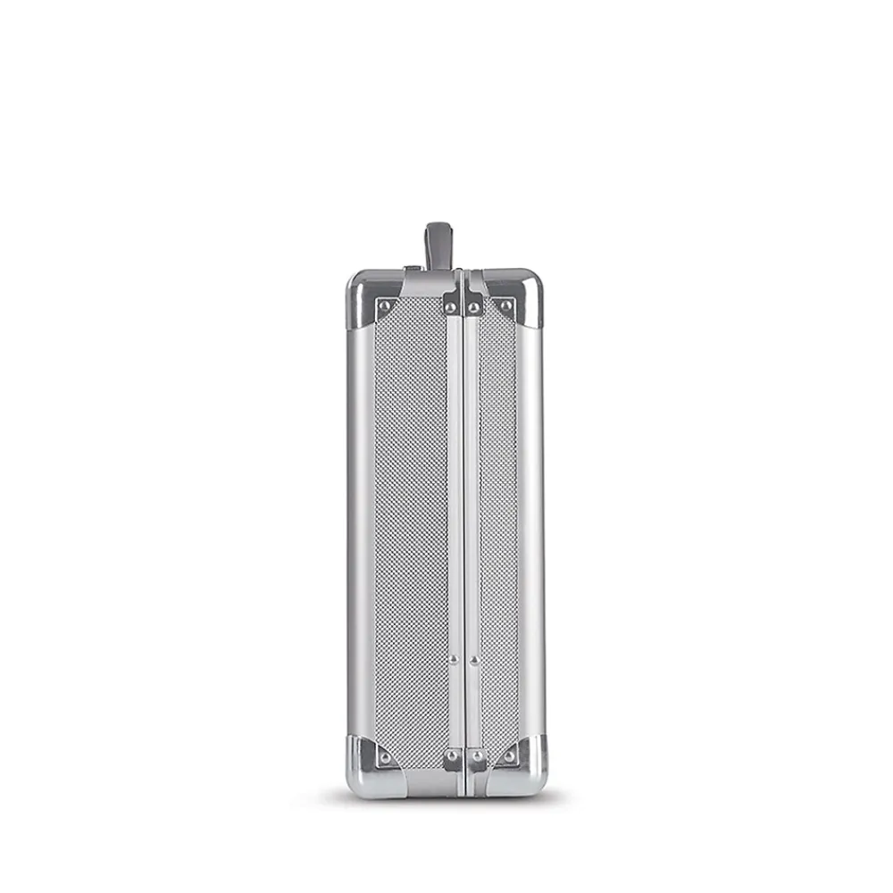 Midtown Fifth Avenue Hard-Sided Aluminum Attache, Laptop Compatible, Titanium (AC100-10)<Solo New York New