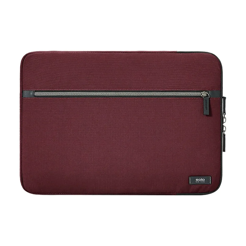 Mott 15.6" Polyester Laptop Sleeve, Red (EXE100-12)<Solo New York Hot