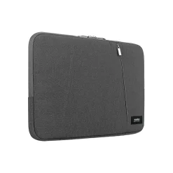 Oswald Polyester Laptop Sleeve for 15.6" Laptops, Gray (SLV1615-10)<Solo New York Outlet
