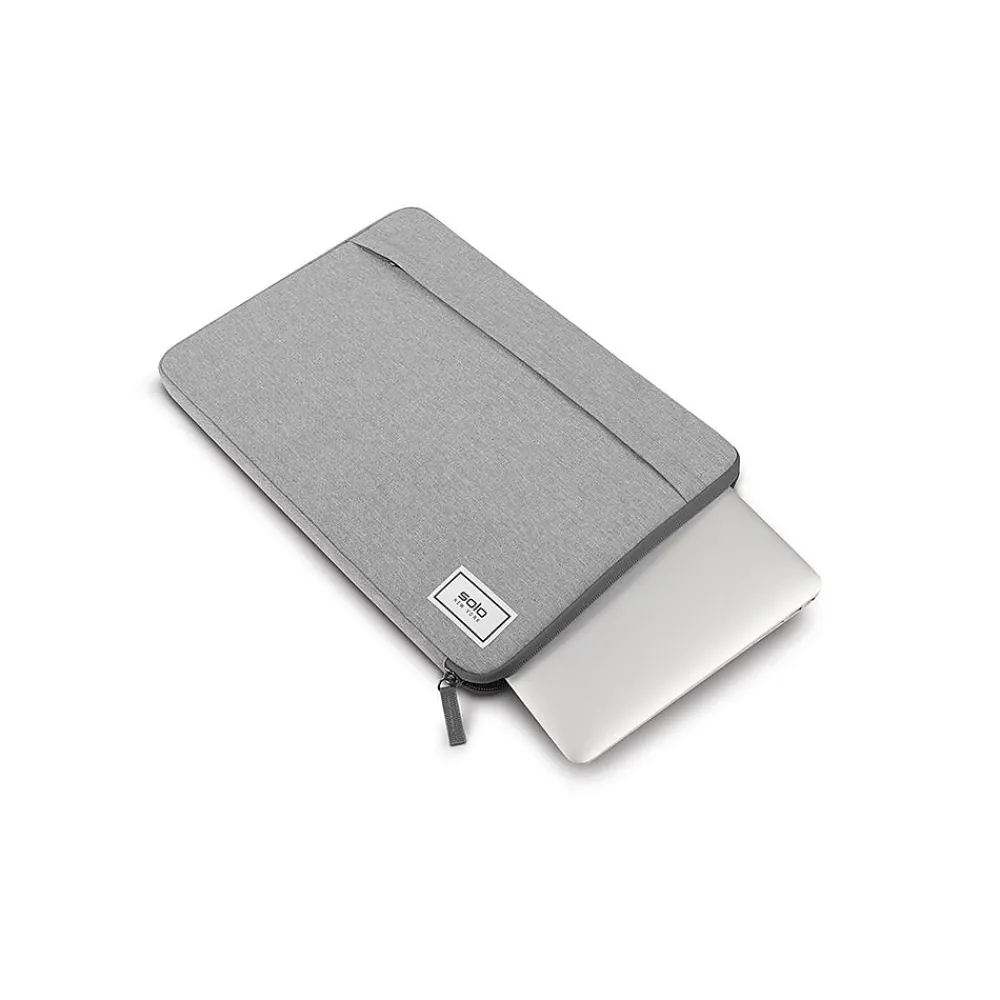 Recycled Re:focus Polyester Laptop Sleeve for 13.3" Laptops, Gray (UBN113-10X)<Solo New York Discount